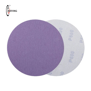 Open image in slideshow, 6&#39;&#39; or 150mm Sandpaper Disc - Purple
