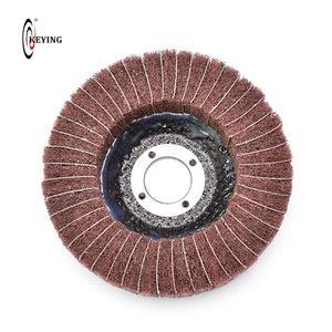 D=100mm or 4'' Non-woven Flap Disc (Interleaved Abrasive Cloth)