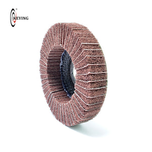 Open image in slideshow, D=100mm or 4&#39;&#39; Non-woven Flap Disc (Interleaved Abrasive Cloth)
