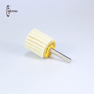 D=30mm or 1-3/16'' Wool Felt Polishing Wheel with Shank