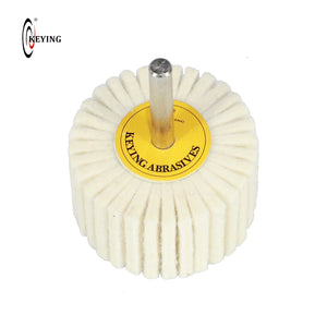 D=50mm or 2'' Wool Felt Polishing Wheel with Shank