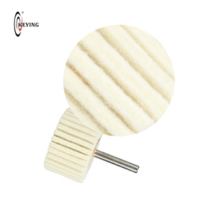 D=50mm or 2'' Wool Felt Polishing Wheel with Shank