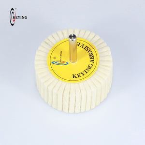 D=60mm or 2-3/8'' Wool Felt Polishing Wheel with Shank