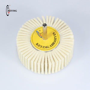 D=80mm or 3-1/8'' Wool Felt Polishing Wheel with Shank