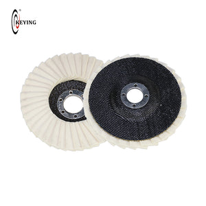 Open image in slideshow, Fan Type Wool Felt Flap Disc
